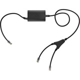 EPOS Electronic Hook Switch Cable - 3.40 ft RJ-9/RJ-12/RJ-45 Phone Cable for Electronic Hook Switch, Wireless Headset, Telephone - First End: 1 x RJ-9 Phone - Male - Second End: 1 x RJ-12 Phone - Male, 1 x RJ-45 Network - Male