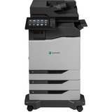 Lexmark CX860dtfe Laser Multifunction Printer - Color - TAA Compliant - Copier/Fax/Printer/Scanner - 60 ppm Mono/60 ppm Color Print - 2400 x 600 dpi Print - Automatic Duplex Print - Up to 350000 Pages Monthly - 1750 sheets Input - Color Scanner - 1200 dpi Optical Scan - Color Fax - Gigabit Ethernet - USB - For Plain Paper Print