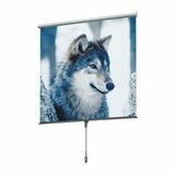 Draper Luma Manual Wall and Ceiling Projection Screen - 72" x 96" - Matte White - 120" Diagonal