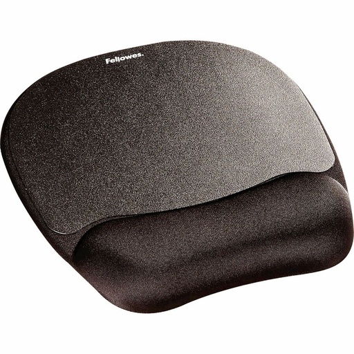 Fellowes® Memory Foam Mouse Pad with Wrist Rest - Black (9176501)
