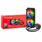 XPG LEVANTE X 240 All-in-One CPU Liquid Cooler - 4.72" Maximum Fan Diameter - 2 x Fan(s) - 51 CFM Maximum Airflow - 2000 rpm - Liquid Cooler Cooler - Fluid Dynamic Bearing - 4-Pin PWM - Compatible Intel Socket: LGA-1700, LGA-1200, LGA-115X - Compatible AMD Socket: AM5, AM4 - ARGB LED - Processor, CPU
