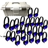 Hamilton Buhl Primo Headphone - Stereo - Mini-phone (3.5mm) - Wired - 32 Ohm - 50 Hz to 20 kHz - Over-the-head - Binaural - Ear-cup - 5 ft Cable - Blue - 24