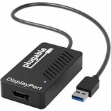 Plugable USB 3.0 to DisplayPort 4K DisplayLink Video Graphics Adapter for Multiple Monitors up to 3840x2160
