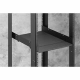 Ortronics Adjustable Equipment Shelf - 3.34 in H x 17.50 in W x 21 in - 26 in D