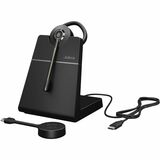 Jabra Engage 55 SE Headset - Microsoft Teams Certification - Mono - USB Type A - Wired/Wireless - DECT - 490 ft - 40 Hz to 16 kHz - Over-the-head, On-ear - Monaural - Supra-aural