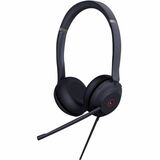 Yealink UH37 Headset - Microsoft Teams Certification - Stereo - USB Type A - Wired - 32 Ohm - 20 Hz to 20 kHz - Over-the-head - Binaural - Supra-aural - 3.94 ft Cable - Noise Cancelling, Electret Condenser Microphone - Black