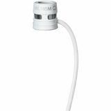 Shure WL185m Wired Condenser, Dynamic Microphone for Wireless Transmitter, Transportation - White - 4.04 ft - 70 Hz to 20 kHz - 1 Kilo Ohm - Cardioid - Lavalier, Clip-on - TA4F