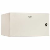 Eaton Tripp Lite Series SmartRack Industrial Enclosure with Lock - NEMA 4, Wall Mount, Metal Construction, 20.5 in. Depth, 6U, Gray
