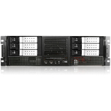 iStarUSA E Storm E306L-DE6 Rugged System Cabinet - Rack-mountable - Black, Silver - Aluminum, Zinc-coated Steel - 3U - 11 x Bay - ATX, EATX, Micro ATX Motherboard Supported - 6 x Fan(s) Supported - 2 x External 5.25" Bay - 9 x External 3.5" Bay - 7x Slot(s) - 2 x USB(s)