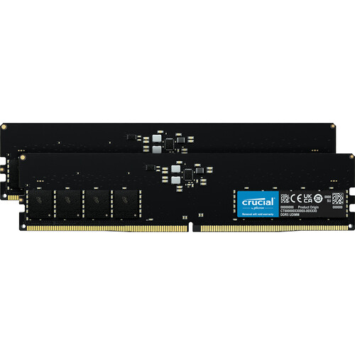 [15CrucialCT2K8G56C46U5] Crucial memory module 16 GB 2 x 8 GB DDR5 5600 MHz ECC