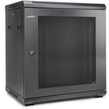 Rocstor SolidRack Wall Mount Rack Enclosure - Rocstor SolidRack 12U Wall Mount R112SH4 Rack Vented Enclosure - Front & Side Door Locks - 200 lb Maximum Weight Capacity - Assembled - 14.75" Rack Depth - Cold-rolled Steel - Optional Casters & Fans - 600mm x 450mm x 12U - ROHS & CE Certified - EIA-310-E & IP20 Protection Rating - VENTED WALLMOUNT STEEL CABINET - Black