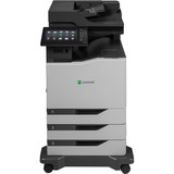 Lexmark CX825dte Laser Multifunction Printer - Color - Copier/Fax/Printer/Scanner - 55 ppm Mono/55 ppm Color Print - 2400 x 600 dpi Print - Automatic Duplex Print - Up to 250000 Pages Monthly - 1750 sheets Input - Color Scanner - 1200 dpi Optical Scan - Color Fax - Gigabit Ethernet - USB - For Plain Paper Print