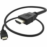 Lenovo High Speed HDMI Audio/Video Cable - 10 ft HDMI A/V Cable for Audio/Video Device - First End: 1 x 19 Pin HDMI 1.4 Type A Digital Audio/Video - Male - Second End: 1 x 19 Pin HDMI 1.4 Type A Digital Audio/Video - Male - 100 Mbit/s - Supports up to 4096 x 2160 - Gold Plated Connector - 28 AWG - Black