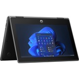 HP Pro x360 Fortis 11 G11 11.6" Touchscreen Convertible 2 in 1 Notebook - HD - Intel N100 - 4 GB - 64 GB Flash Memory - Intel Chip - 1366 x 768 - Windows 11 Pro - Intel UHD Graphics - BrightView - Front Camera/Webcam - IEEE 802.11ax Wireless LAN Standard