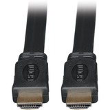 Eaton Tripp Lite Series High-Speed HDMI Flat Cable, Digital Video with Audio, UHD 4K (M/M), Black, 6 ft. (1.83 m)