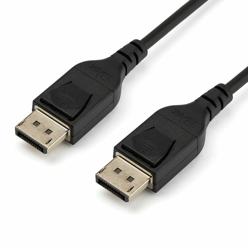 StarTech 2 m VESA Certified DisplayPort 1.4 Cable - 8K 60Hz HBR3 HDR - 6 ft Super UHD 4K 120Hz - DP to DP Slim Video Monitor Cord M/M