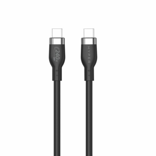 HyperJuice 240W Silicone USB-C to USB-C Cable (3ft/1m)