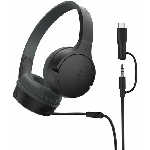 Belkin SoundForm Mini New Wired On-Ear Headphones for Kids