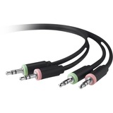 Belkin Audio Cable - 10 ft Audio Cable for Audio Device - Black