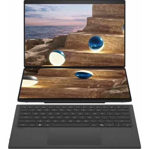 Asus ZenBook Duo UX8407 UX8407AA-DS99T 14" Touchscreen Detachable Copilot+ PC 2 in 1 Notebook - 3K - 144 Hz - Intel Core Ultra 9 386H - 32 GB - 1 TB SSD - Moher Gray