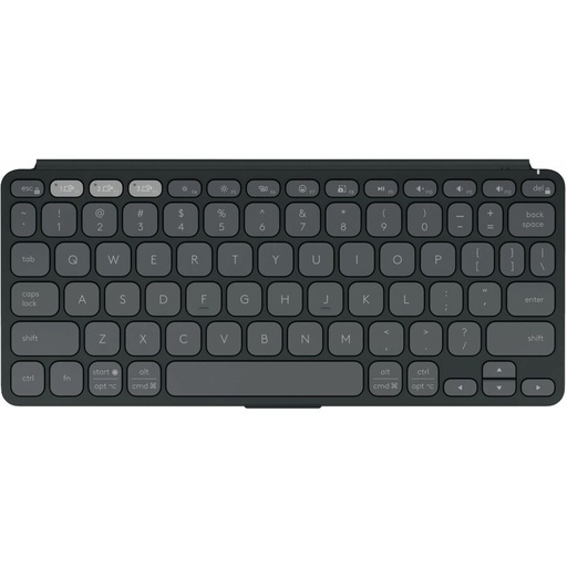 Logitech Keys-To-Go 2 Portable Bluetooth Keyboard for Tablet With Built-in Cover, Slim and Compact Wireless Keyboard for Windows, Android, Linux, iPad, iPhone, Mac, Apple TV (Graphite)