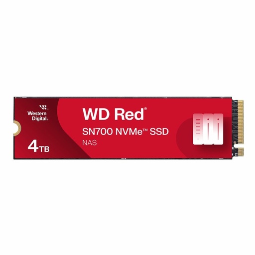 WD Red S700 WDS400T1R0C 4 TB Solid State Drive - M.2 2280 Internal - PCI Express NVMe (PCI Express NVMe 3.0 x4)