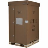 APC NetShelter SX, Server Rack Enclosure, 45U, Shock Packaging, 2000 lbs, Black, 2124H x 600W x 1200D mm [TAA]