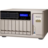 QNAP TS-1277 SAN/NAS Storage System - Ryzen 5 1600 Hexa-core (6 Core) 3.20 GHz - 12 x HDD Supported - 4 x SSD Supported - 8 GB RAM DDR4 SDRAM - Serial ATA/600 Controller - RAID Supported - 0, 1, 5, 6, 10, 50, 60, Hot Spare, JBOD RAID Levels - 12 x Total Bays - 8 x 3.5" Bay - 4 x 2.5" Bay - 3 x Total Slot(s) - Gigabit Ethernet - HDMI - 8 USB Port(s) - 6 USB 3.0 Port(s) - Network (RJ-45) - QTS 4.3 - DNS, Telnet, DLNA, IPv6, FTPS, WEBDAV, SSL/TLS, AFP, CIFS, HTTPS, FTP, ... - 512 MB Flash Memo