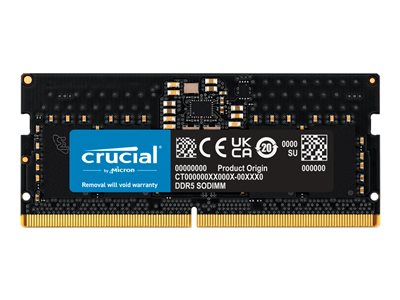 [15CrucialCT8G56C46S5] Crucial 8GB (1x8GB) DDR5-5600 CL 46 SO-DIMM RAM Notebook Speicher memory module 5600 MHz ECC