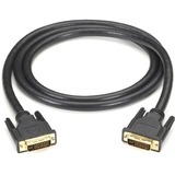 Black Box DVI-I Dual-Link Cable - 6.50 ft DVI-I Video Cable for Video Device, Computer, Monitor, Projector, KVM Switch, Digital Signage Player - First End: 1 x DVI-I (Dual-Link) Digital Video - Male - Second End: 1 x DVI-I (Dual-Link) Digital Video - Male - 9.9 Gbit/s - Supports up to 2560 x 1600 - Shielding - Gold Plated Connector - 28 AWG - Black