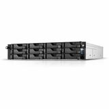 Asustor Lockerstor 12RD AS6512RD - 12 Bay NAS, Quad-Core 2.1GHz CPU, 2.5GbE Port, 8GB RAM DDR4, 2U Rackmount Server with redundant Power Supply (Diskless)