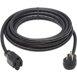 Eaton Tripp Lite Series Power Extension Cord, Right-Angle NEMA 5-15P to NEMA 5-15R - 13A, 120V, 16 AWG, 15 ft. (4.6 m), Black