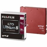 Fujifilm LTO Ultrium 8 Data Cartridge - LTO-8 - 6656 Tracks - 12 TB (Native) / 30 TB (Compressed) - 3149.61 ft Tape Length - 360 MB/s Native Data Transfer Rate - 750 MB/s Compressed Data Transfer Rate