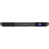 Eaton 5P 750VA 600W 120V Line-Interactive UPS, 5-15P, 5x 5-15R Outlets, True Sine Wave, Cybersecure Network Card Option, 1U