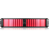 iStarUSA D-200SEA 2U Compact Stylish Rackmount Chassis with SEA Bezel - Rack-mountable - Black, Red - Aluminum Alloy, SECC, Zinc-coated Steel - 2U - 4 x Bay - ATX, Micro ATX, Mini ITX Motherboard Supported - 4 x Fan(s) Supported - 2 x External 5.25" Bay - 3x Slot(s) - 2 x USB(s)