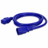 AddOn 15ft C14 Male to C19 Female 14AWG 100-250V at 15A Blue Power Cable