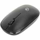 Manhattan MW3050 Wireless Optical USB Mouse - Full-size Mouse - Optical - Wireless - 32.81 ft - Radio Frequency - 2.40 GHz - Black - USB Type A - 1200 dpi - Scroll Wheel - 3 Button(s) - Symmetrical - 1 x AA Battery Supported