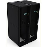 HPE 48U 600mmx1075mm G2 Enterprise Shock Rack - For Server, KVM Switch - 48U Rack Height - Floor Standing - Black, Silver - 3000 lb Dynamic/Rolling Weight Capacity - 3000 lb Static/Stationary Weight Capacity