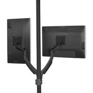 Chief Kontour Dynamic Pole Dual Monitor Mount - For Displays 10-30" - Black