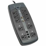 Eaton Tripp Lite Series Protect It! 10-Outlet Surge Protector, 8 ft. (2.43 m) Cord, 3345 Joules, Tel/Modem/Coaxial Protection