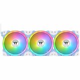 Thermaltake SWAFAN EX14 ARGB Cooling Fan - 3 Pack - 5.51" Maximum Fan Diameter - 3 x Fan(s) - 81.60 CFM Maximum Airflow - 2000 rpm - Hydraulic Bearing - 2510-4 PIN PWM - ARGB LED - Hydrangea Blue - 3 - Motherboard, PC