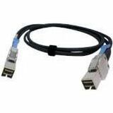QNAP Mini-SAS HD Data Transfer Cable - 3.28 ft Mini-SAS HD Data Transfer Cable - First End: 4 x 36-pin Mini SAS HD (SFF-8644) - male - Second End: 4 x 36-pin Mini SAS HD (SFF-8644) - male