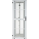 Panduit FlexFusion Cabinet - For Patch Panel, LAN Switch, Server, PDU - 45U Rack Height x 19" Rack Width - Floor Standing - Signal White - Steel - 2504.45 lb Dynamic/Rolling Weight Capacity - 3507.55 lb Static/Stationary Weight Capacity