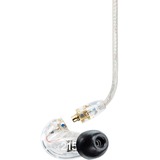 Shure Earphone - Mono - MMCX - Wired - 17 Ohm - 22 Hz to 17.50 kHz - Earbud - Monaural - In-ear - 5.31 ft Cable - Clear