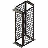 Ortronics MM20 Channel Rack, 30" deep, 7 ft, 45 RU, Square Hole Rails, Black