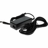 AddOn Dell® M1P9J Compatible 65W 19.5V at 3.34A Black 7.4 mm x 5.0 mm Laptop Power Adapter and Cable
