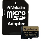 Verbatim Pro+ 512 GB Class 10/UHS-I (U3) microSDXC - 1 Each