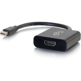 C2G Mini DisplayPort to HDMI Active Adapter Converter - White - M/F