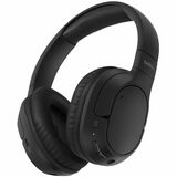Belkin SoundForm Surround Wireless Over-Ear Headphones Sand - Stereo - Mini-phone (3.5mm) - Wired/Wireless - Bluetooth - 32.8 ft - On-ear, Over-the-head, Over-the-ear - Binaural - Ear-cup - 4 ft Cable - Noise Canceling - Black