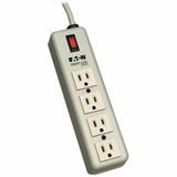 Eaton Tripp Lite Series Industrial Power Strip, 4-Outlet, 6 ft. (1.8 m) Cord, 5-15P, Lighted On/Off Switch
